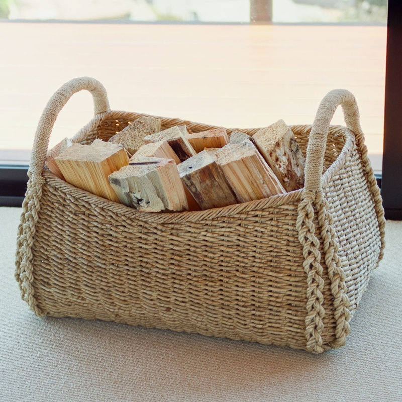 Kouboo Oversized Storage Wicker Basket & Reviews Wayfair